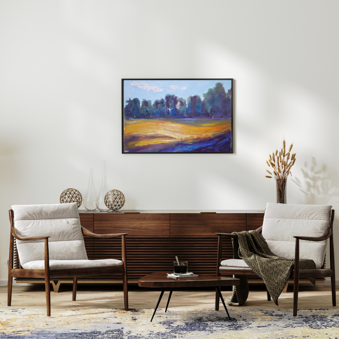 FLowingLandscape- Stunning Original Abstract Painting on Canvas  Modern Wall Art for Home Décor