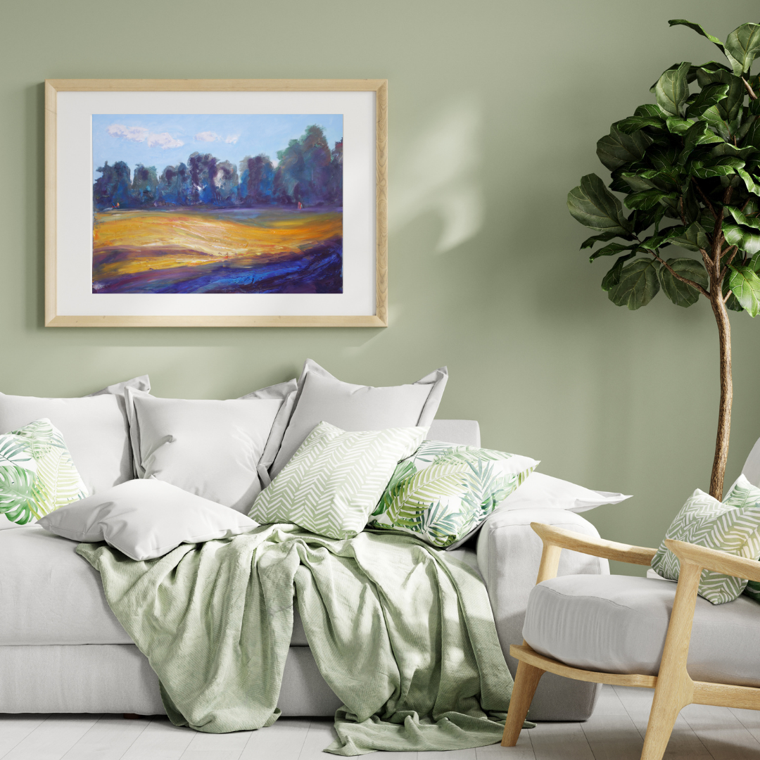 FLowingLandscape- Stunning Original Abstract Painting on Canvas  Modern Wall Art for Home Décor