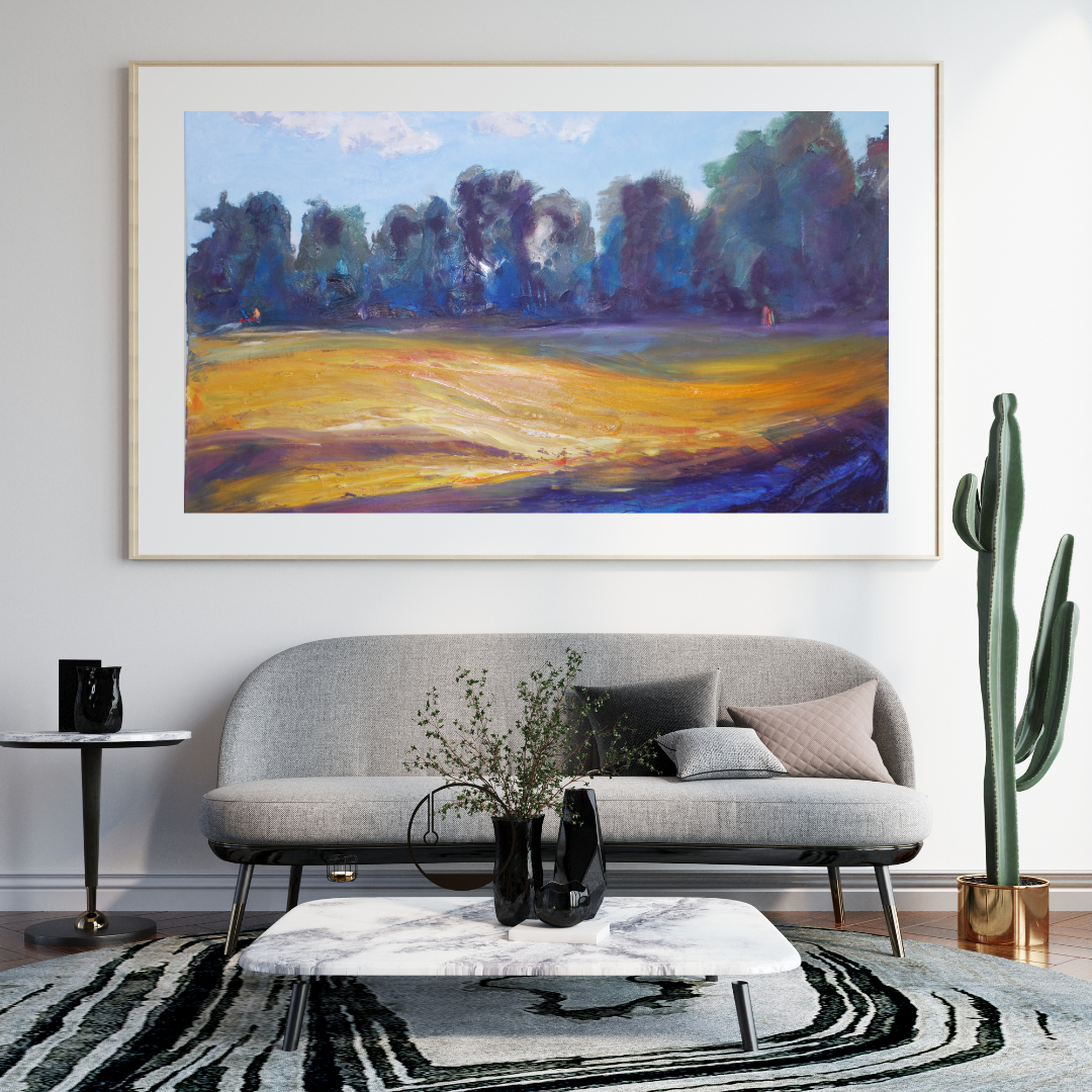 FLowingLandscape- Stunning Original Abstract Painting on Canvas  Modern Wall Art for Home Décor