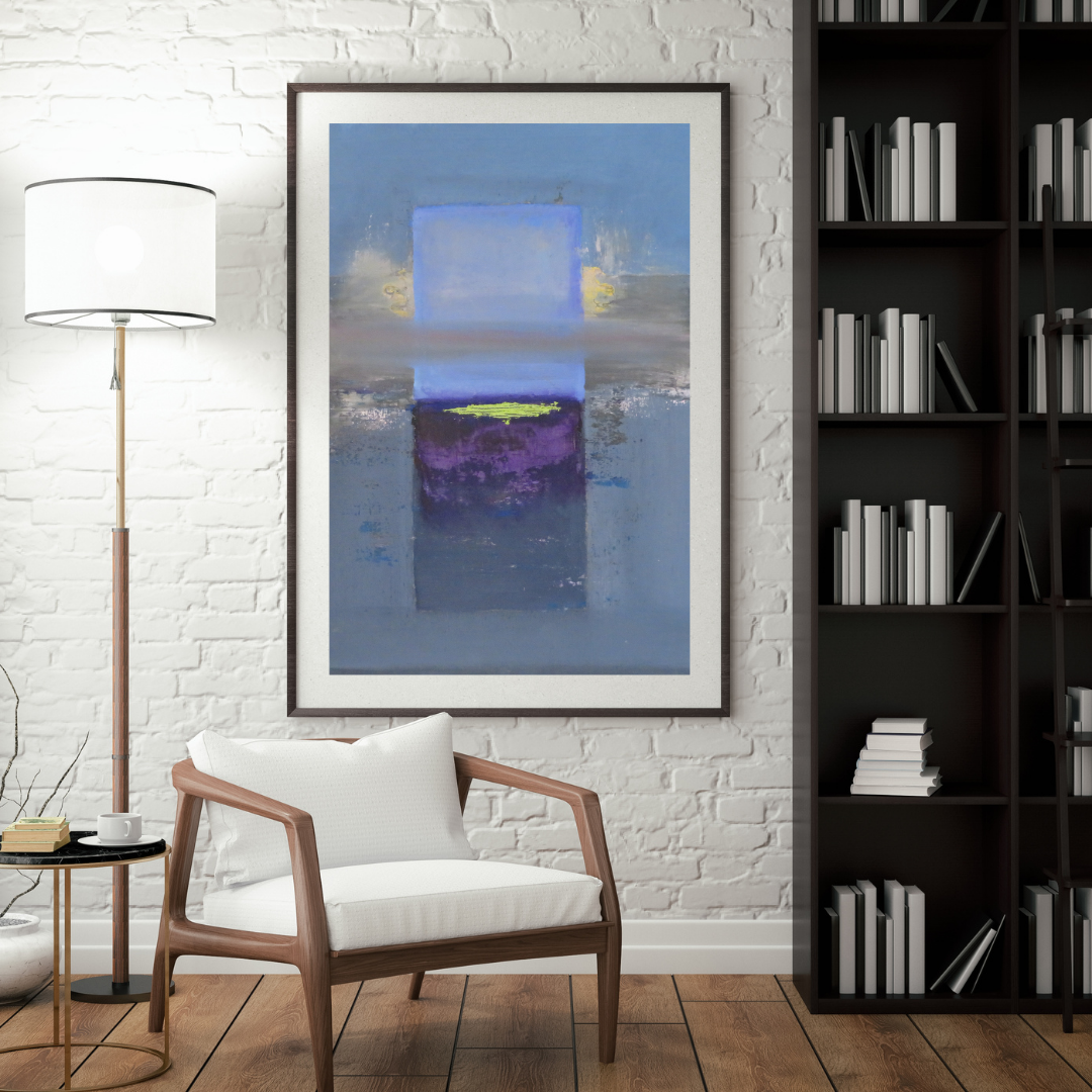 Fortitude Original Abstract Canvas Painting – Modern Wall Art for Contemporary Home Décor