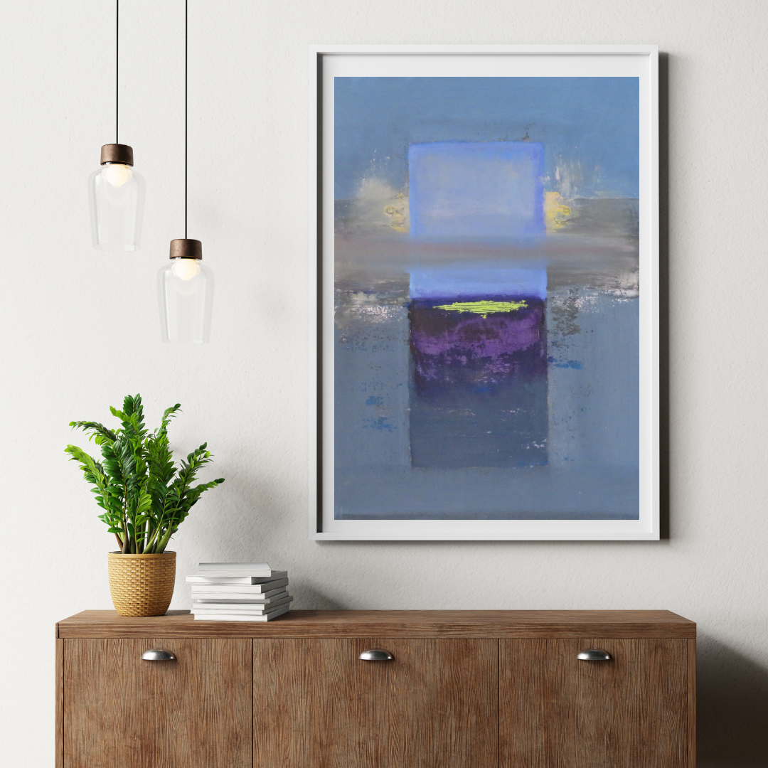 Fortitude Original Abstract Canvas Painting – Modern Wall Art for Contemporary Home Décor