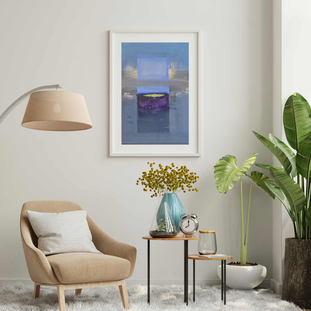 Fortitude Original Abstract Canvas Painting – Modern Wall Art for Contemporary Home Décor