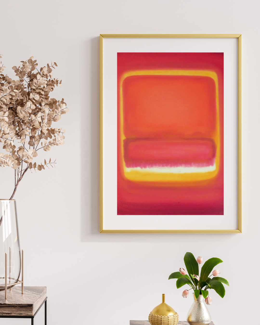 RedBound - Modern Abstract Art Print for Contemporary Home Decor