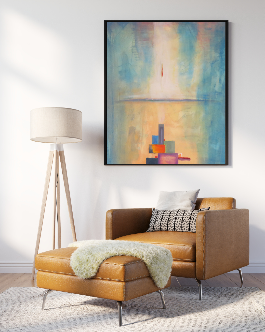 Reblance - Modern Abstract Art Print for Home and Office Decor