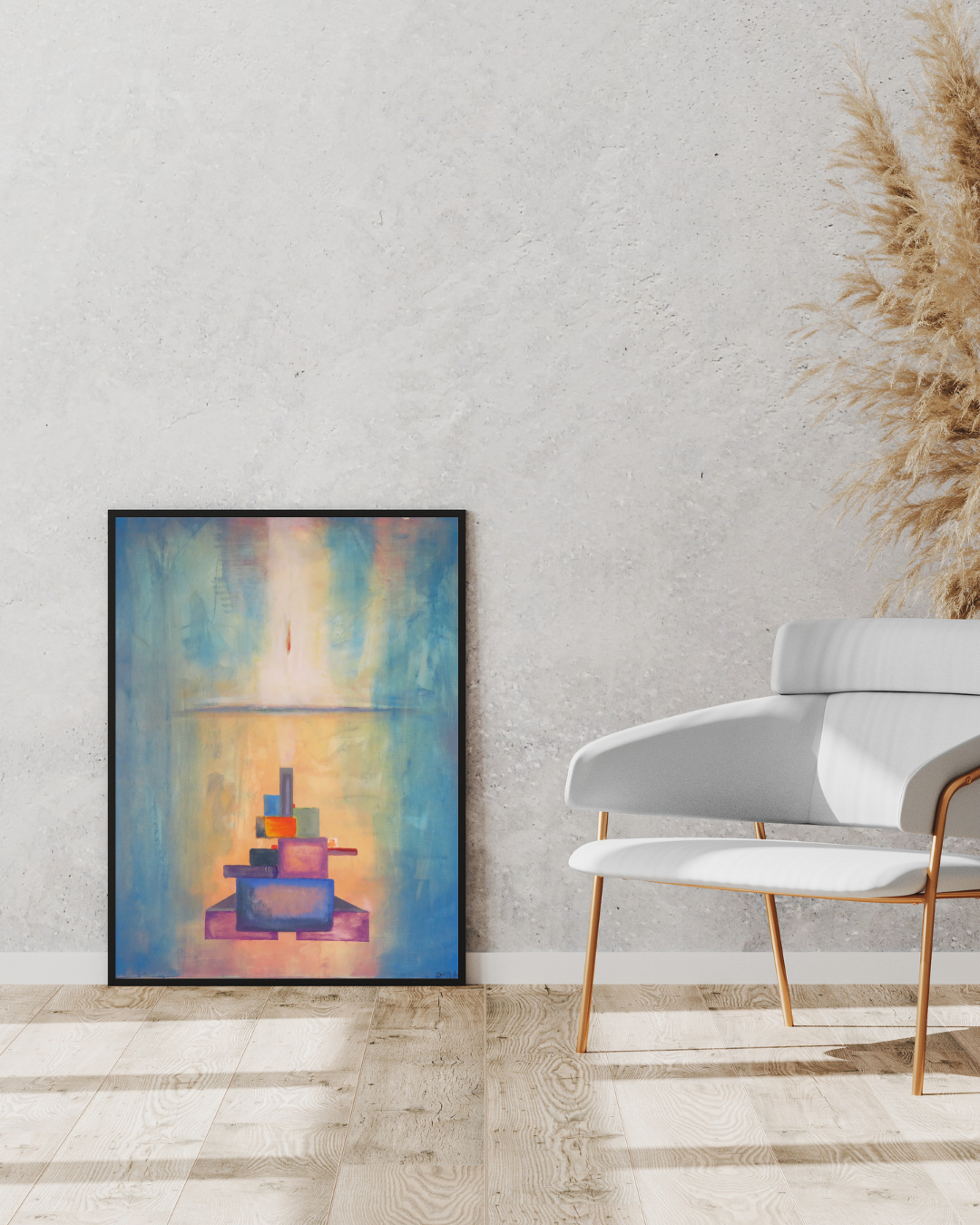 Reblance - Modern Abstract Art Print for Home and Office Decor