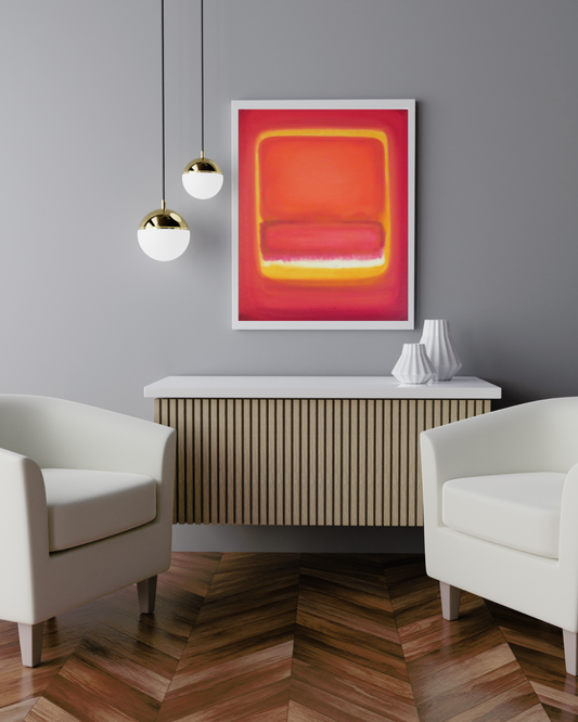 RedBound - Modern Abstract Art Print for Contemporary Home Decor