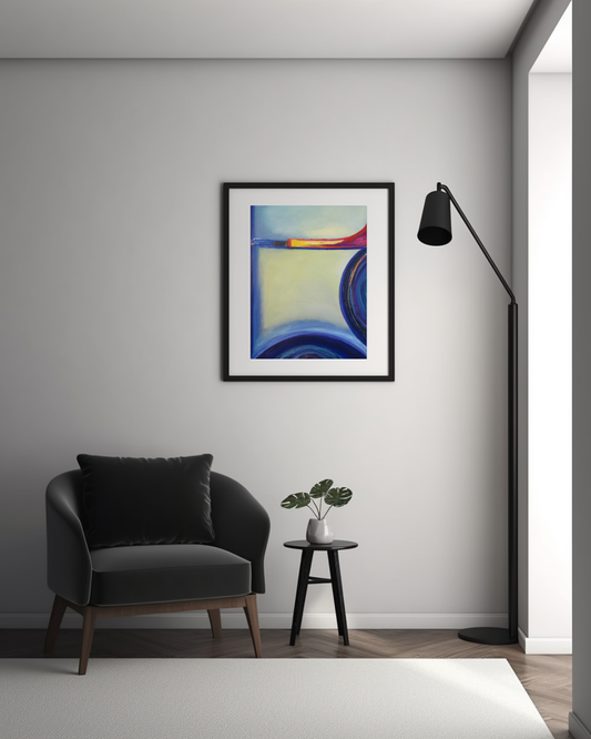 Thrust – Dynamic Abstract Painting | Bold Modern Wall Art for Creative Spaces