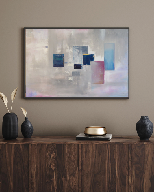 Transcending – Abstract Modern Art | Minimalist Wall Decor for Elegant Interiors
