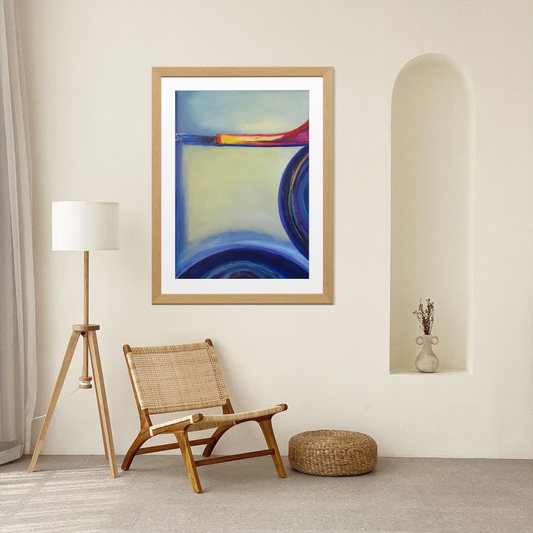 Frictionc - Original Abstract Painting on Canvas Modern Wall Art for Contemporary Home Décor