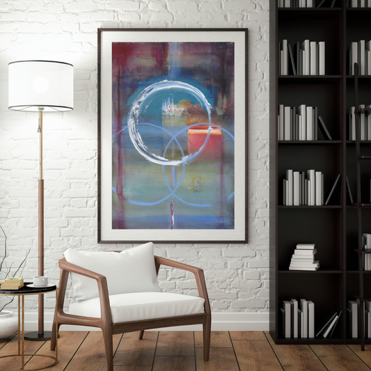 3circles3106c - Abstract Digital Wall Art | Printable High-Resolution Artwork
