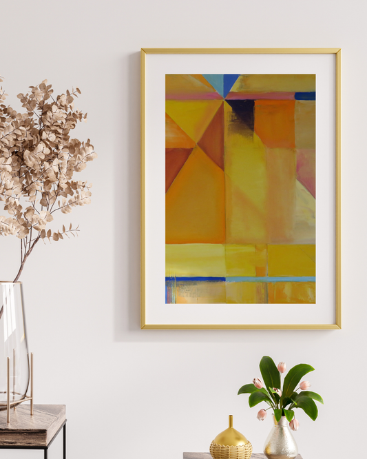 Triangles – Vibrant Geometric Abstract Art | Modern Wall Decor for Bold Interiors